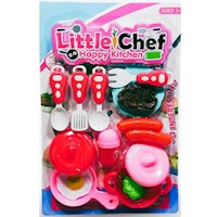 Set De Cocina Happy Kitchen Con Accesorios